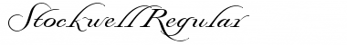 Download Stockwell Font Download Stockwell Font