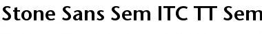 Download Stone Sans Sem ITC TT Font Download Stone Sans Sem ITC TT Font