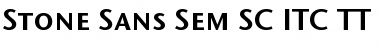 Download Stone Sans Sem SC ITC TT Font Download Stone Sans Sem SC ITC TT Font