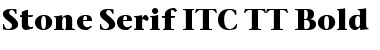 Download Stone Serif ITC TT Font Download Stone Serif ITC TT Font