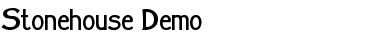 Download Stonehouse Demo Font Download Stonehouse Demo Font
