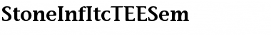 Download StoneInfItcTEESem Font Download StoneInfItcTEESem Font