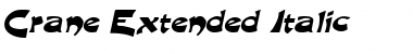 Download CraneExtended Font Download CraneExtended Font