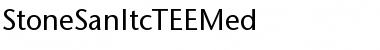 Download StoneSanItcTEEMed Font Download StoneSanItcTEEMed Font