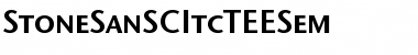 Download StoneSanSCItcTEESem Font Download StoneSanSCItcTEESem Font