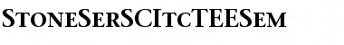 Download StoneSerSCItcTEESem Font Download StoneSerSCItcTEESem Font
