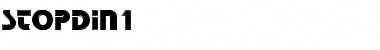 Download StopDIn1 Font Download StopDIn1 Font