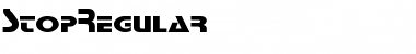 Download StopRegular Font Download StopRegular Font