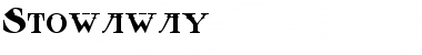Download Stowaway Font Download Stowaway Font