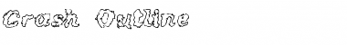 Download Crash Outline Font Download Crash Outline Font