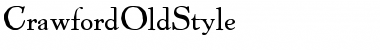 Download CrawfordOldStyle Font Download CrawfordOldStyle Font