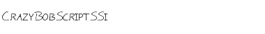 Download CrazyBobScriptSSi Font Download CrazyBobScriptSSi Font