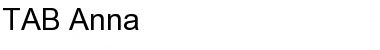 Download TAB-Anna Font Download TAB-Anna Font