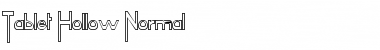 Download TabletHollow Font Download TabletHollow Font