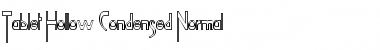 TabletHollowCondensed Normal Font
