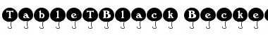 Download TableTBlack Becker Font Download TableTBlack Becker Font