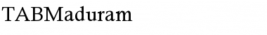 Download TABMaduram Font Download TABMaduram Font