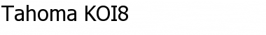 Download Tahoma KOI8 Font Download Tahoma KOI8 Font