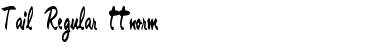Download Tail Font Download Tail Font