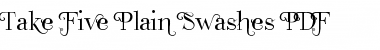 Download Take Five Plain Swashes Font Download Take Five Plain Swashes Font