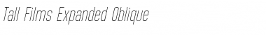 Download Tall Films Expanded Oblique Font Download Tall Films Expanded Oblique Font