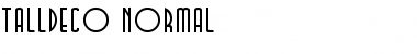 Download TallDeco Font Download TallDeco Font