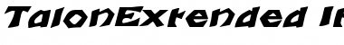 Download TalonExtended Font Download TalonExtended Font