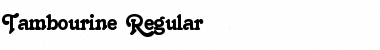 Download Tambourine Font Download Tambourine Font
