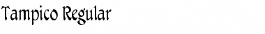 Download Tampico Font Download Tampico Font