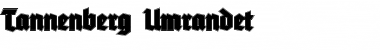 Download Tannenberg Umrandet Font Download Tannenberg Umrandet Font