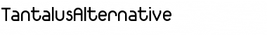 Download TantalusAlternative Font