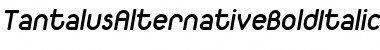 Download TantalusAlternativeBoldItalic Font Download TantalusAlternativeBoldItalic Font