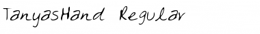 Download TanyasHand Font Download TanyasHand Font