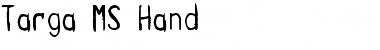 Download Targa MS Hand Font Download Targa MS Hand Font
