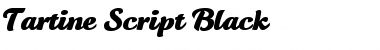 Download Tartine Script Black Font Download Tartine Script Black Font