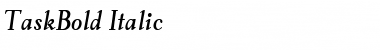 Download TaskBold Italic Font Download TaskBold Italic Font