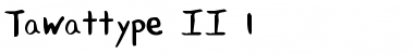 Download Tawattype II Font Download Tawattype II Font