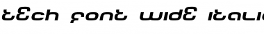 Download Tech Font Wide Font Download Tech Font Wide Font