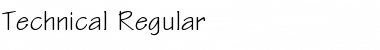 Technical normal Font