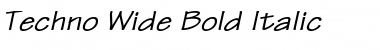 Download Techno-Wide Font Download Techno-Wide Font