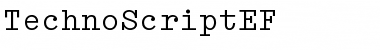 Download TechnoScriptEF Font Download TechnoScriptEF Font