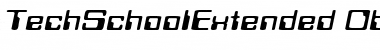 Download TechSchoolExtended Font Download TechSchoolExtended Font