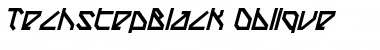 Download TechstepBlack Oblique Font Download TechstepBlack Oblique Font