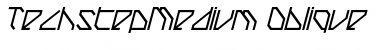 Download TechstepMedium Oblique Font Download TechstepMedium Oblique Font