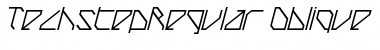 Download TechstepRegular Oblique Font
