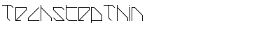 Download TechstepThin Font Download TechstepThin Font