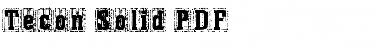 Download Tecon Solid Font Download Tecon Solid Font