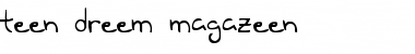Download Teen Dreem Magazeen Font Download Teen Dreem Magazeen Font