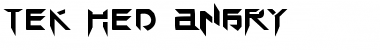 Download TEK HED ANGRY Font