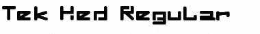 Download TEK HED Font Download TEK HED Font